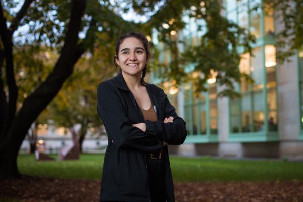 Ana Reyes Sanchez, an MIT senior majoring in mathematics and philosophy, has long been drawn to problems involving ethics, decision-making, and rationality.
