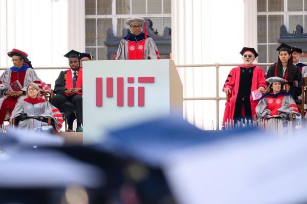 “You'll be confident about what is possible, what you can achieve, how you can apply your talents and skills in this complex world — because you have a hard-earned MIT degree,” Chancellor Melissa Nobles said in her address.