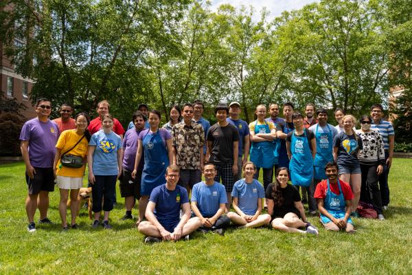 Students and alumni of the Sidney-Pacific Residence Hall celebrate 20 years with a reunion brunch.