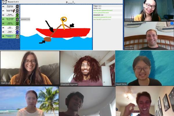 MIT's Graduate Student Council Orientation Committee hosted a virtual game of Pictionary for incoming students in July.