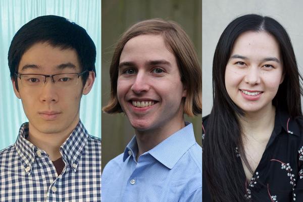 Left to right: Allen Liu ’20, Alex Miller ’21, and Isabelle Yan Phinney ’20