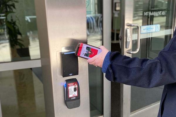 The MIT Mobile ID can be used just like a physical ID card on campus to access spaces, make purchases, and release print jobs.