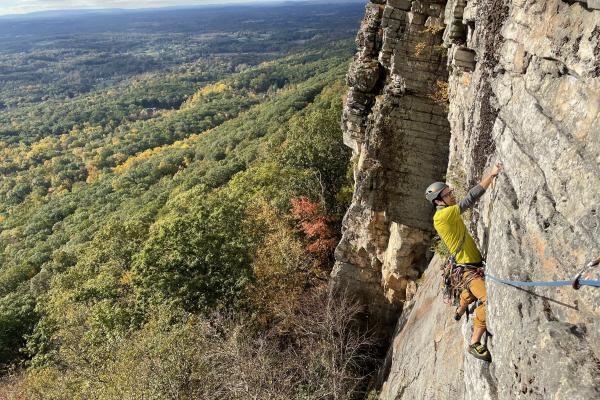 School of Rock has been running since its inception in 2014. However, MIT Outing Clubbers were rock climbing as early as the 1940s and have pioneered many climbs of the Northeast since the 1950s.